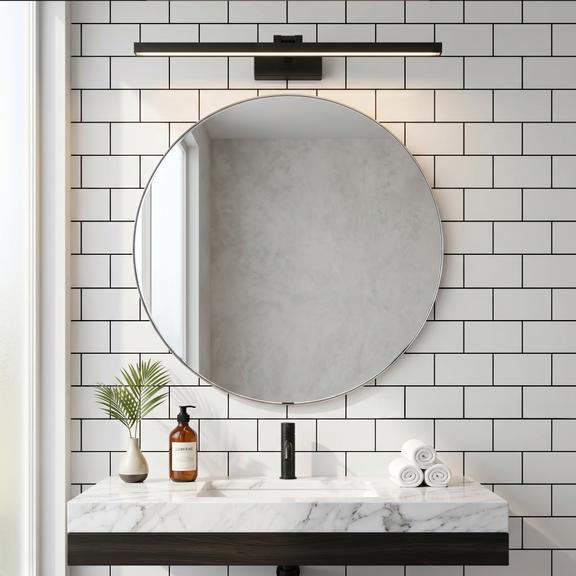 Kúpeľňové nástenné LED svietidlo APP1868-1W 80 cm Black