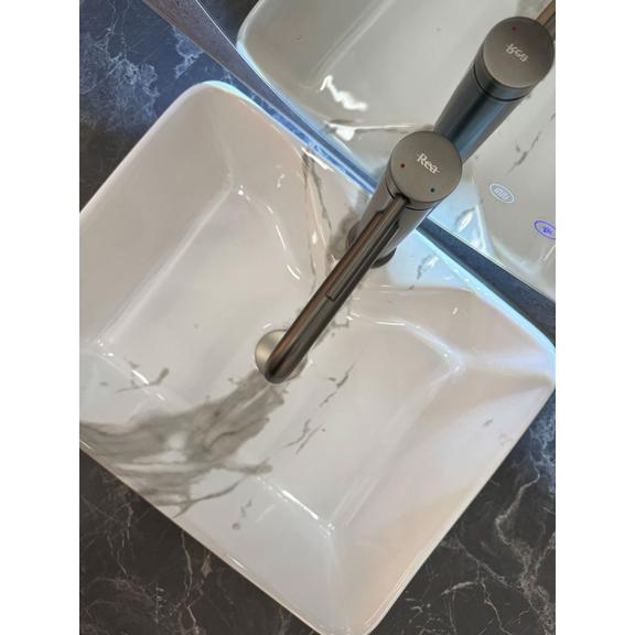 Umywalka Nablatowa REA Kelly Marmo