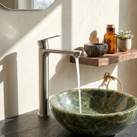 Kupaonska miješalica Rea Logan Brush Nickel