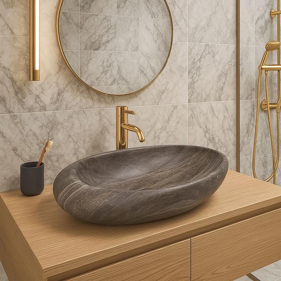 Opzetwastafel Rea Roxy A Stone D. Grey