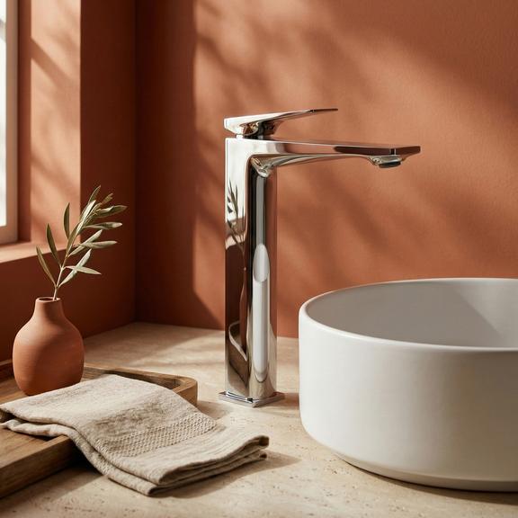 Maišytuvas praustuvui PREMIUM Rea Prime Chrome High