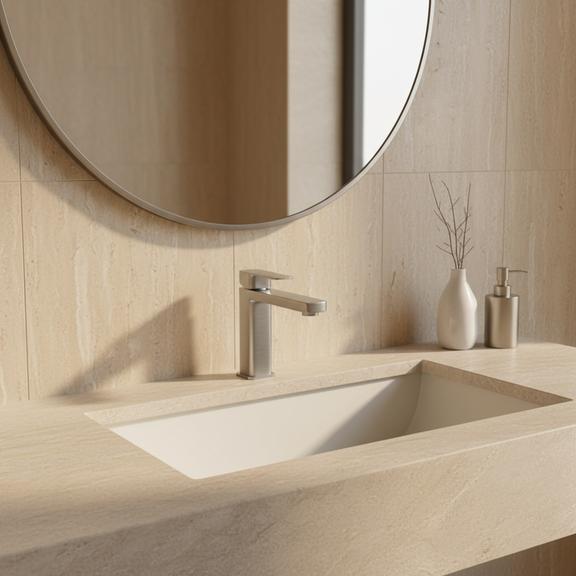 Maišytuvas vonios kambario Rea Arlo Brush Nickle