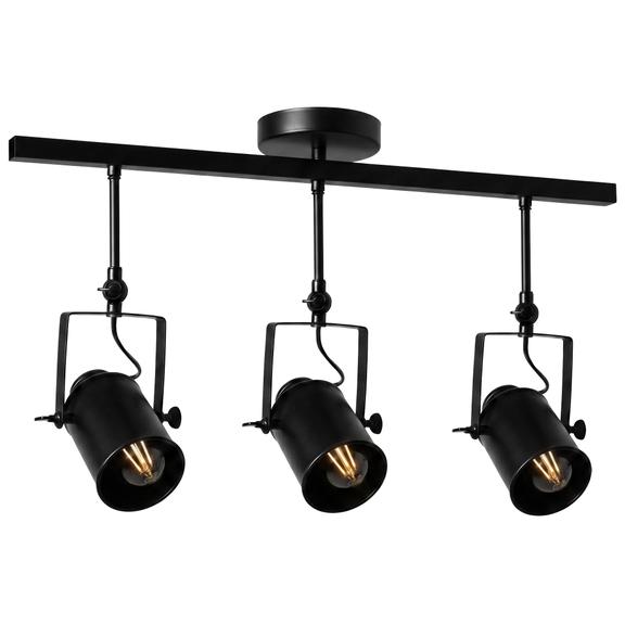 Lampa sufitowa reflektor APP487-3C czarna