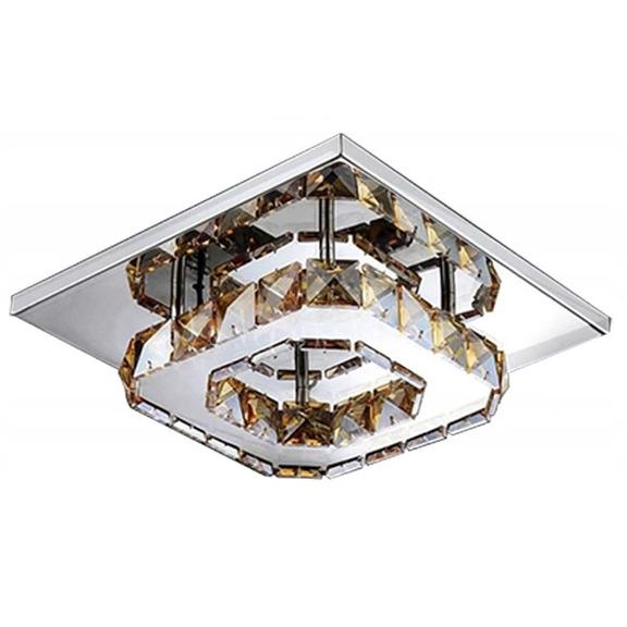 Deckenlampe Kristall quadrat Glamour 8W APP405-C