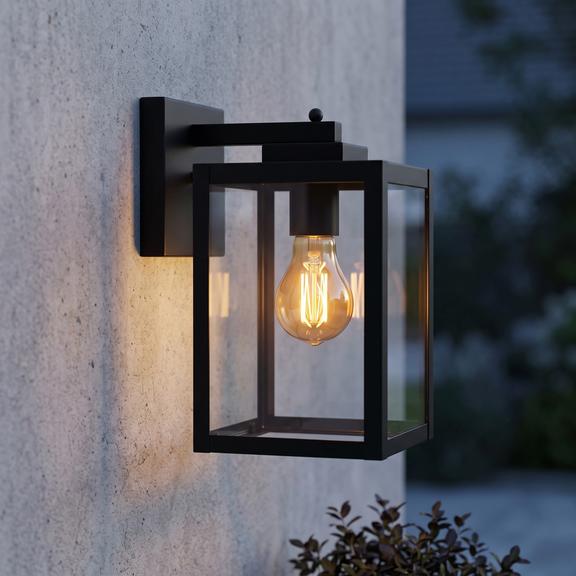 Lampa elewacyjna Kinkiet JNH038-1G Czarna