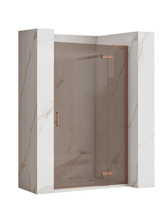 Porte de douche Rea Hugo 100 Copper Brush