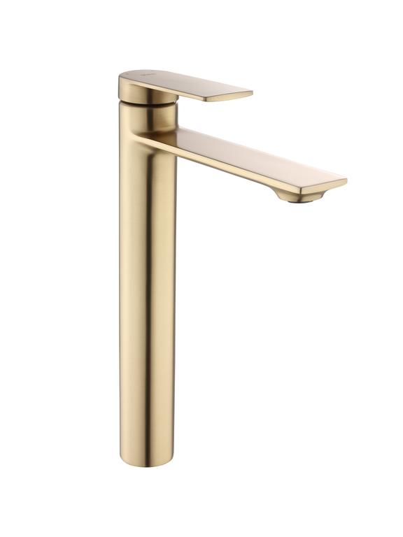 Смесител за мивка REA Storm GOLD BRUSH High