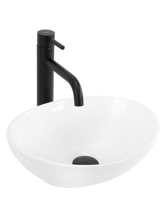 Lavoar pentru blat Rea Sofia mini white Alb