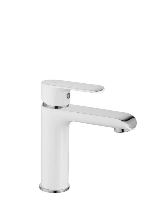 Bathroom faucet REA Bloom White Chrom Low