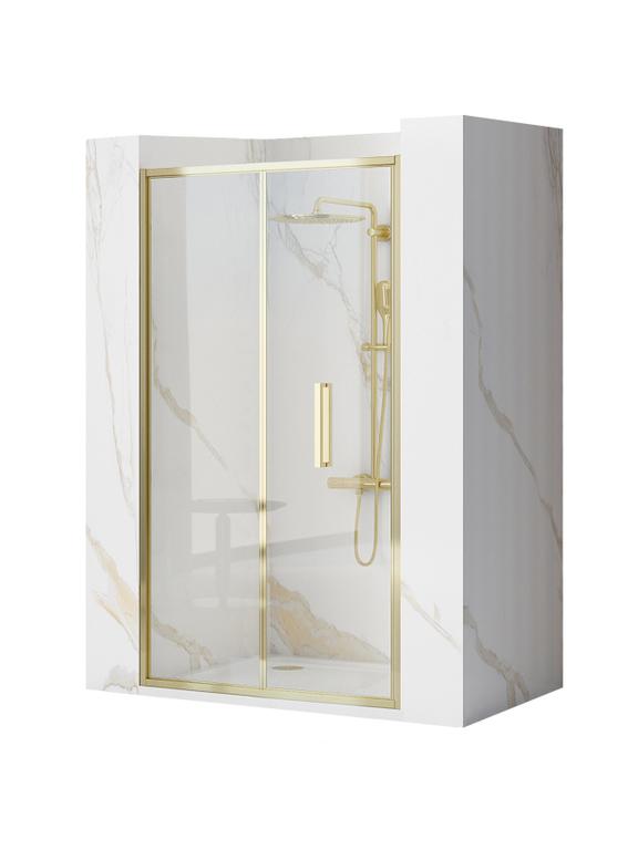 Porte de douche REA Rapid Fold 100 Gold
