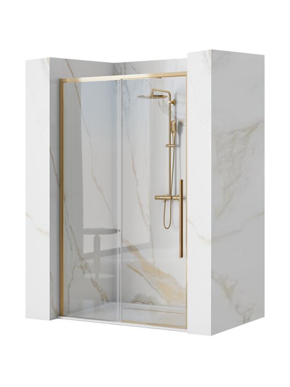 Portas de chuveiro SOLAR ZŁOTA 100