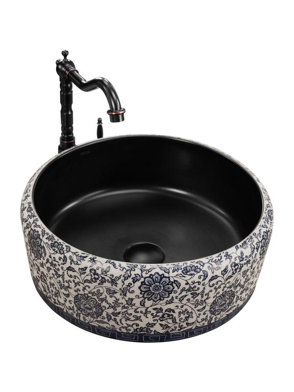 Kriauklė stalviršio REA Florisa Black Matt