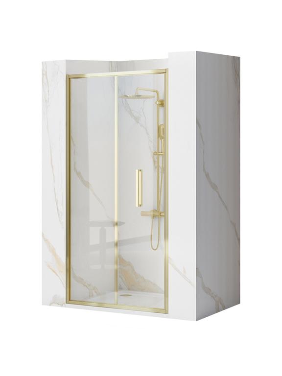 Porte de douche REA Rapid Fold 80 Gold