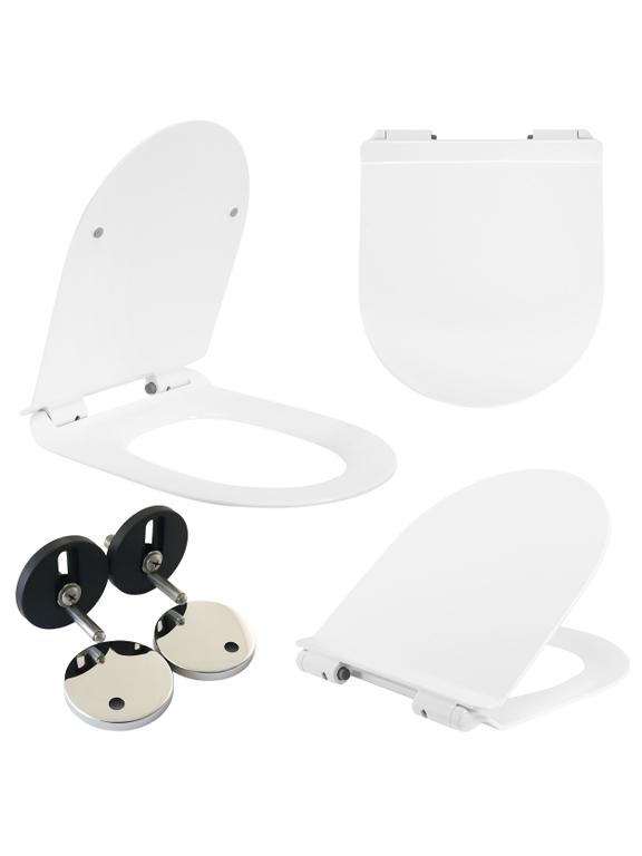 WC DASKA UF DUROPLAST FLAT WHITE