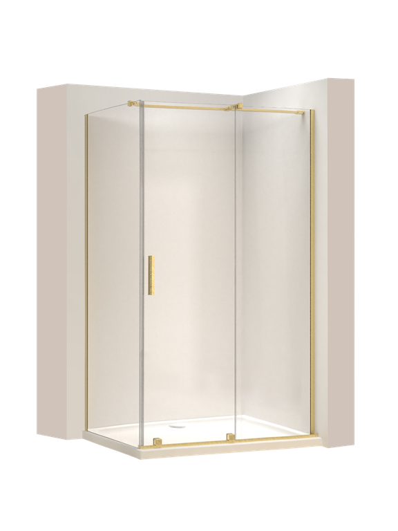 Cabina doccia REA Montana Gold Brush 130x80