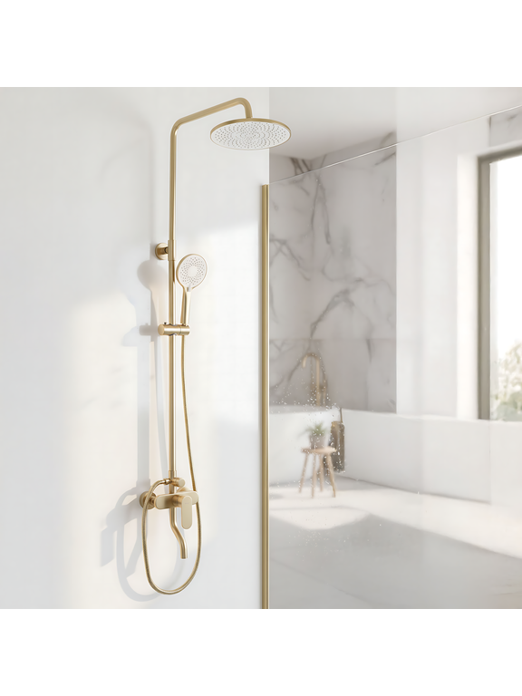 Rea DROP Brush Gold kultainen suihkusetti