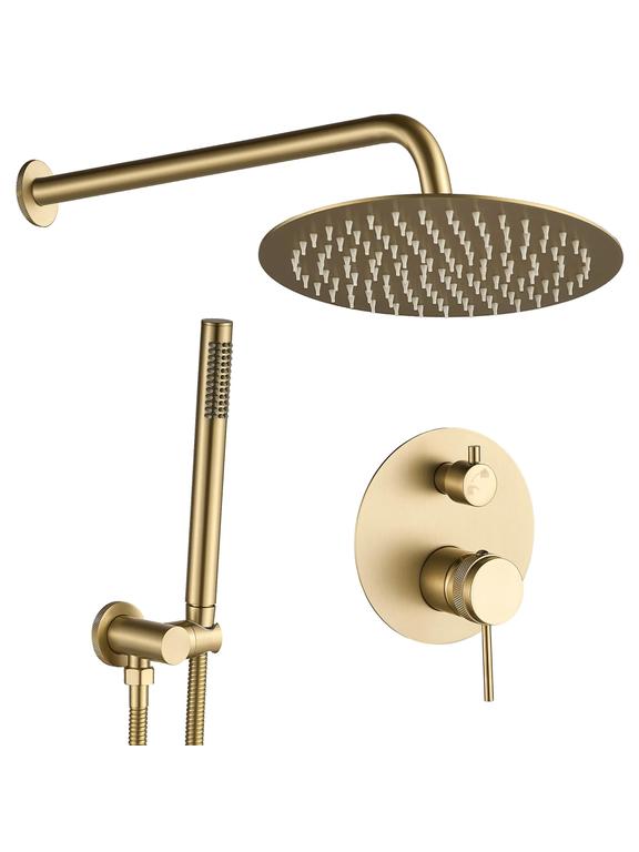 Rea Lungo paslēpts dušas komplekts Grip Gold Brush  + BOX