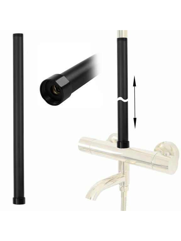 Extensión para juego de bañera/ducha BLACK 50cm