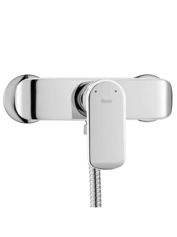 Robinet de douche REA Bloom blanc chrome