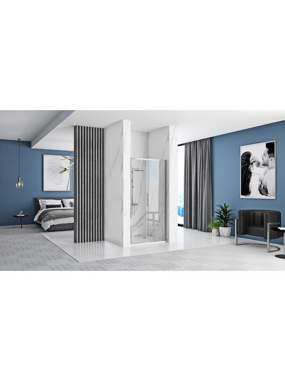 Porte de douche REA Rapid Slide 140 Chrom