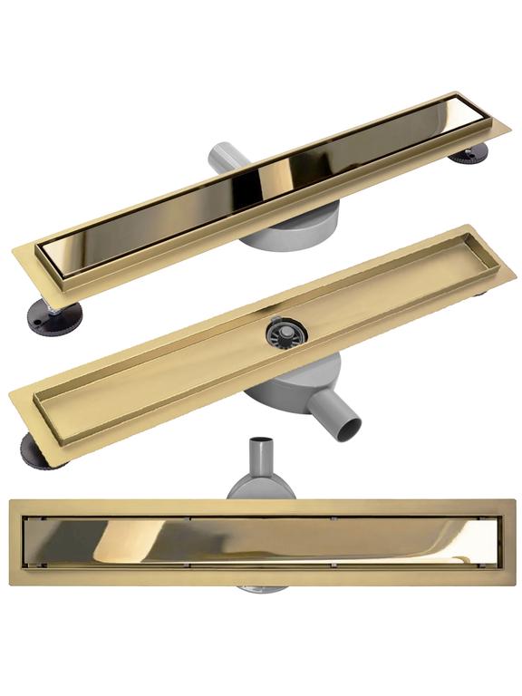 Linearni odtok REA PURE NEO PRO Gold Gloss 80