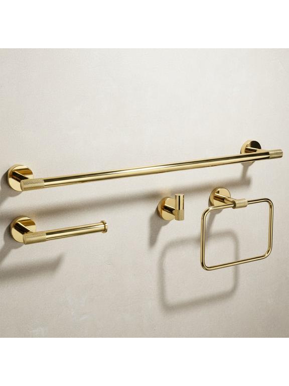 Kylpyhuonetarvikesetti GRID Gold 4 osaa