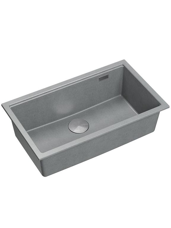 Pia de granito metálico cinza Logan 110