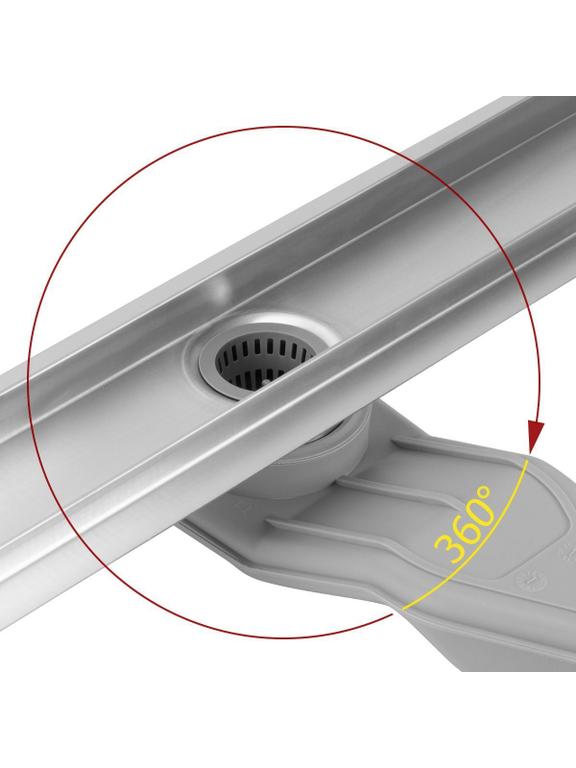 Odpływ Liniowy REA Neox Superflow STAL SZCZOTKOWANA 50
