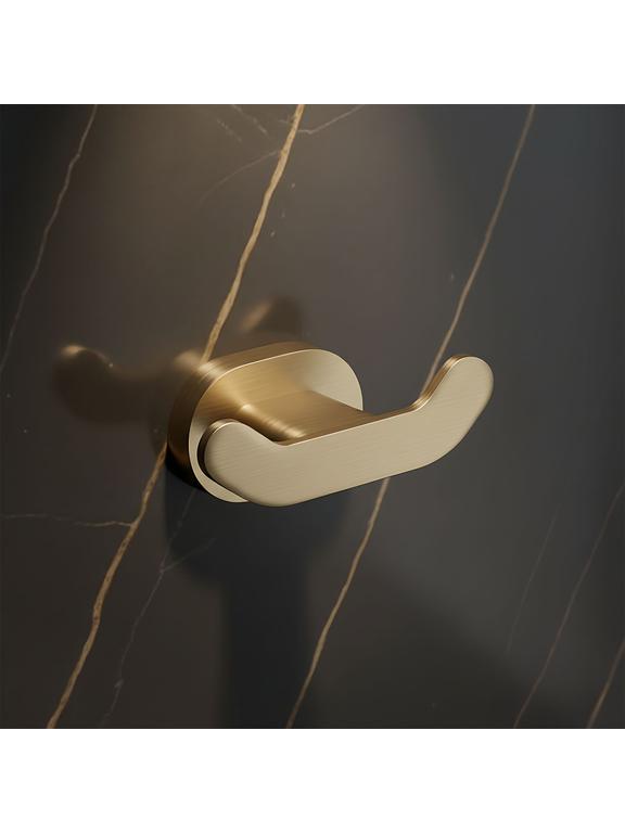 Wieszak łazienkowy Til 105 Złoty Szczotkowany