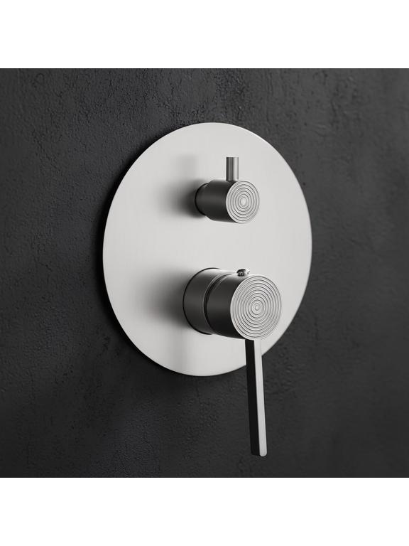 Zuhanyszett rejtett Rea Foster Brush Nickel + box