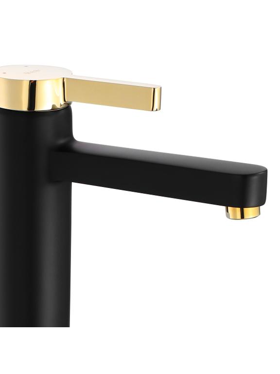 Bathroom faucet REA Polo Black Gold High