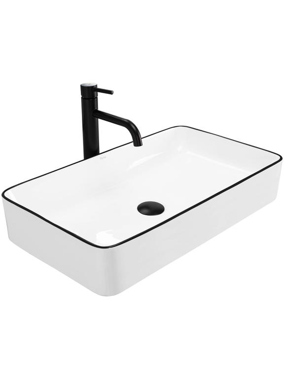 Lavoar pentru blat Rea Denis Black Edge