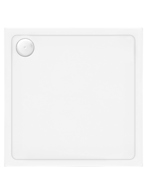 Receveur em acrílico branco Rea Savoy 80x80