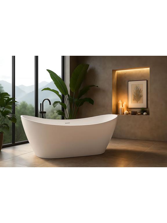 Μπανιέρα ελεύθερης τοποθέτησης Rea Ferrano 170