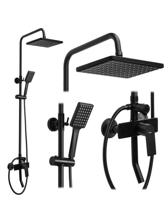 Tuš set REA Maximus Black