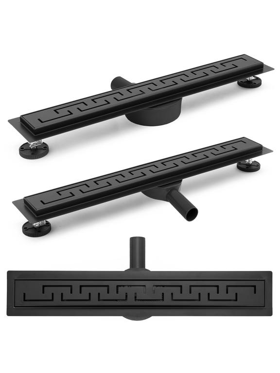 Linijski odtok REA GREEK PRO Black Matt 80