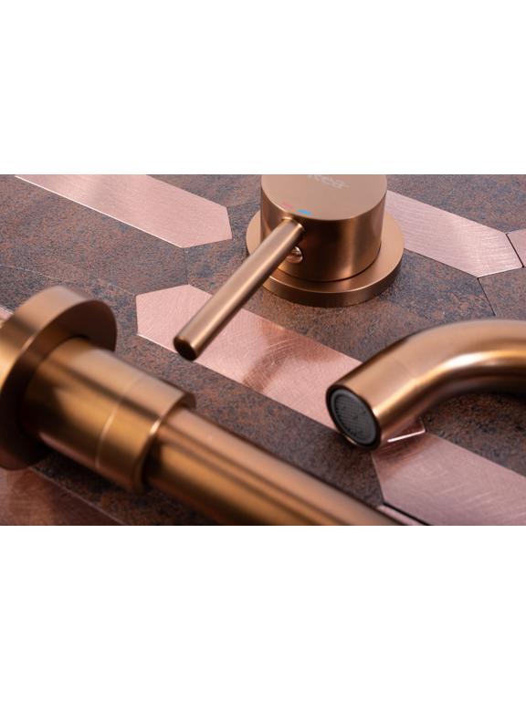 Змішувач прихованого монтажу Rea Lungo Long Copper  Brush + BOX