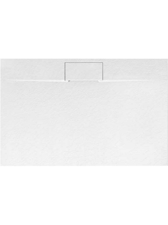 Plato de ducha Bazalt Long White 90x120