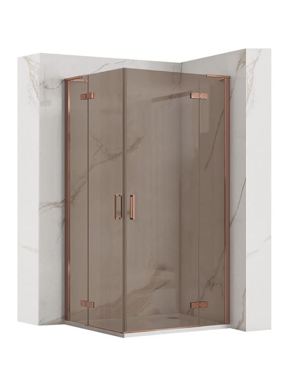 Душова кабіна REA Hugo Double 90x90 Copper Brush