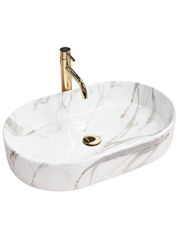 Νιπτήρας πάγκου Rea Nadia Shiny Aiax 61 x 38.5 x 12 cm