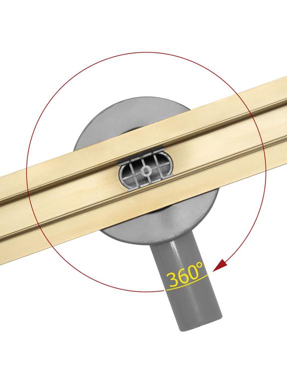 Linearni odtok Rea Neo Slim pro Gold Gloss 100