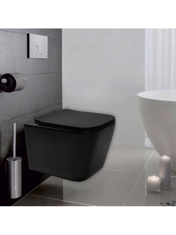 WC csésze Rea Julio Black Matt