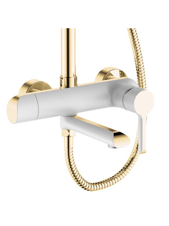Tuš set REA MELIA WHITE GOLD