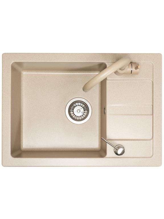 Évier granit Nils Beige tacheté set 5in1