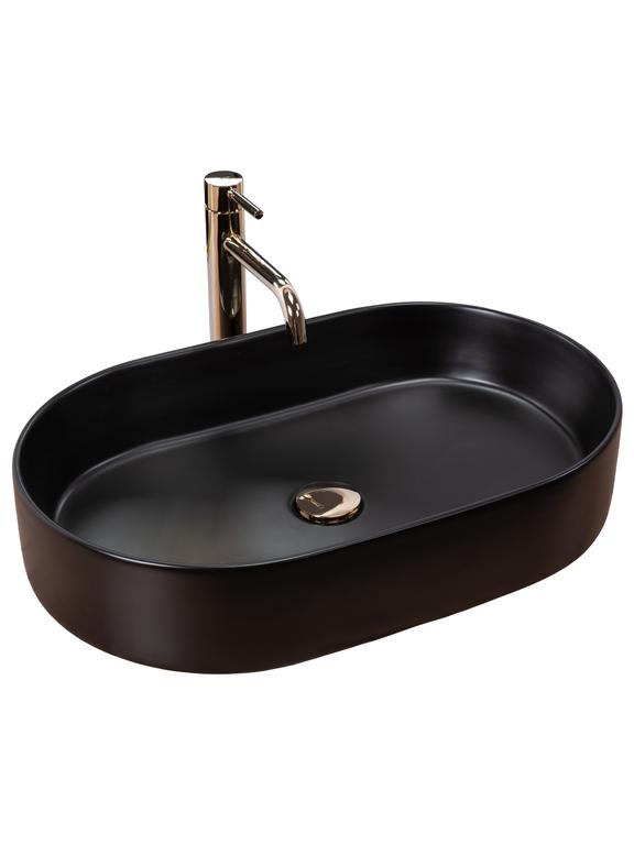 Opzetwastafel Rea Nadia Black Matt