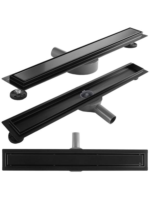 REA Neox pro Linear Drain Black 80