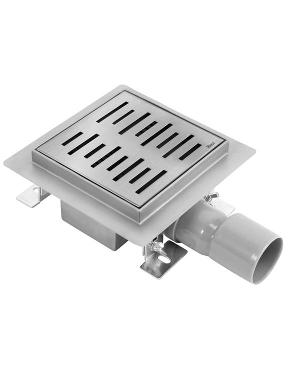 Лінійний злив REA LINE 150x150 Nickel Brush