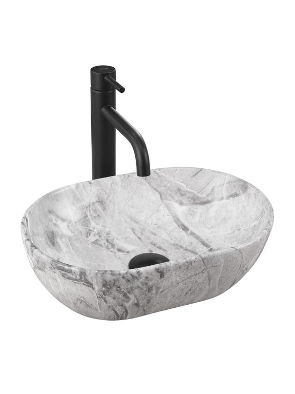 Νιπτήρας πάγκου Rea AMELIA MINI STONE MATT 38 x 26 x 12 cm