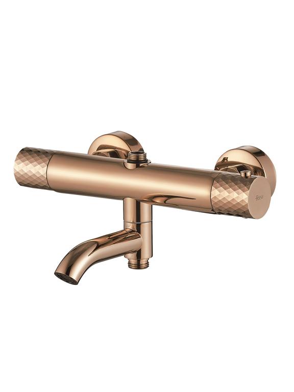 Rea Lungo Diamond Copper dušas komplekts ar termostatu