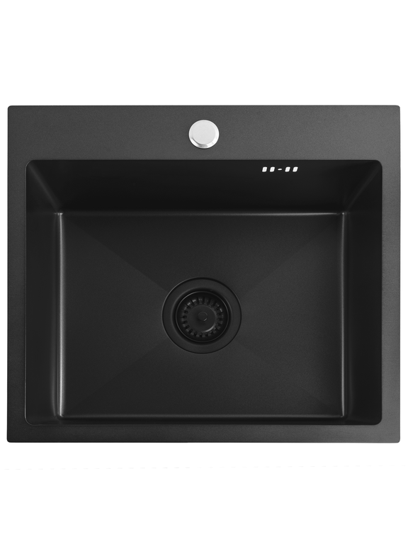 Pia de aço preto Leo 50 Black